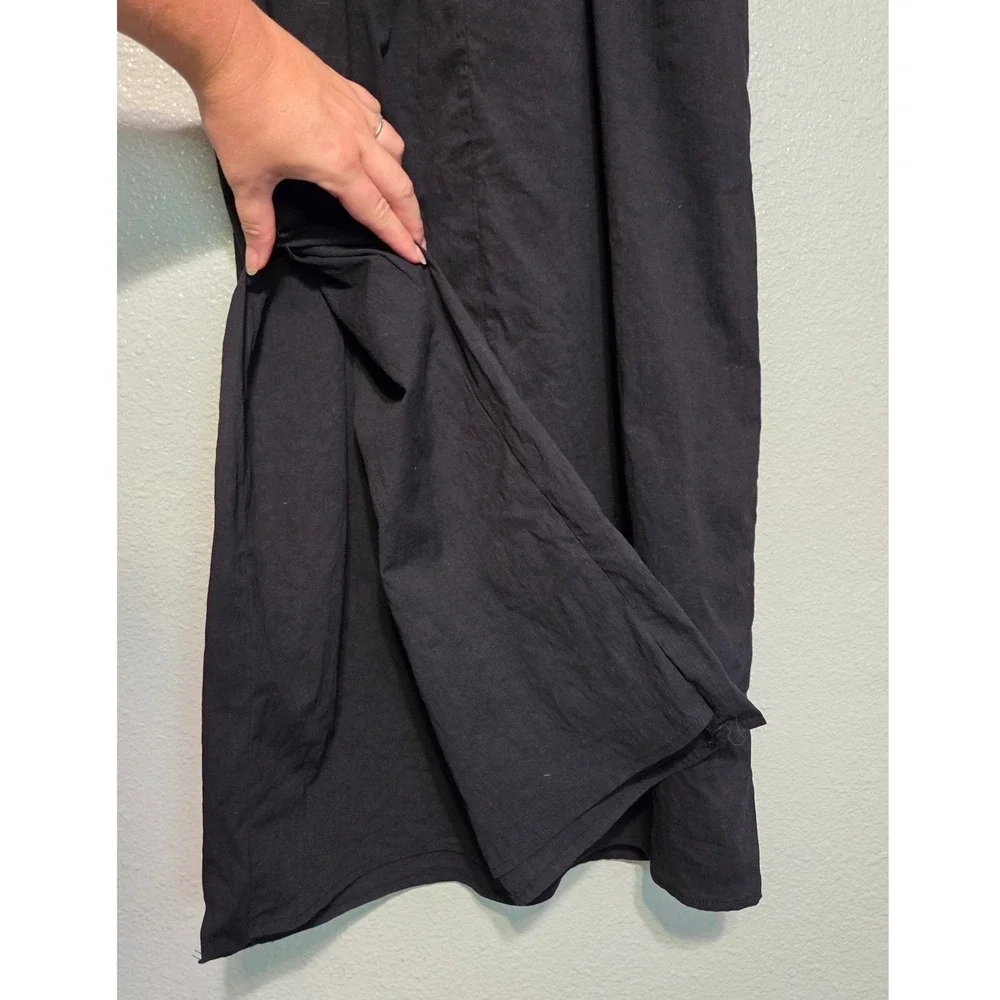 Abercrombie & Fitch Bodycon Dress Medium Petite Black Whimsigoth Witchy Romantic